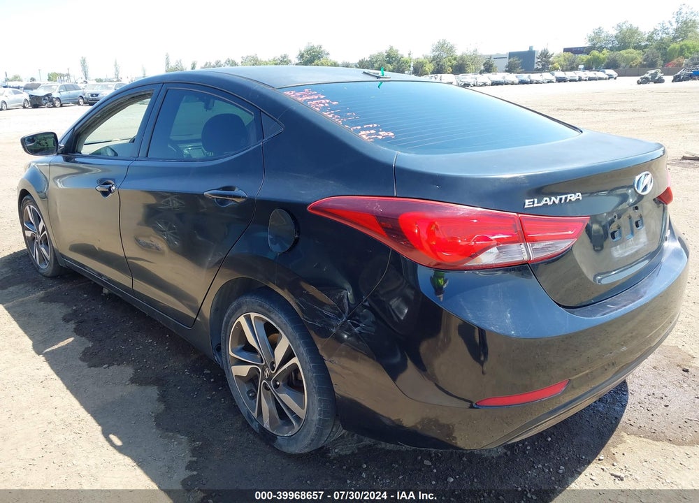 2014 HYUNDAI ELANTRA LIMITED VIN: 5NPDH4AE6EH496038