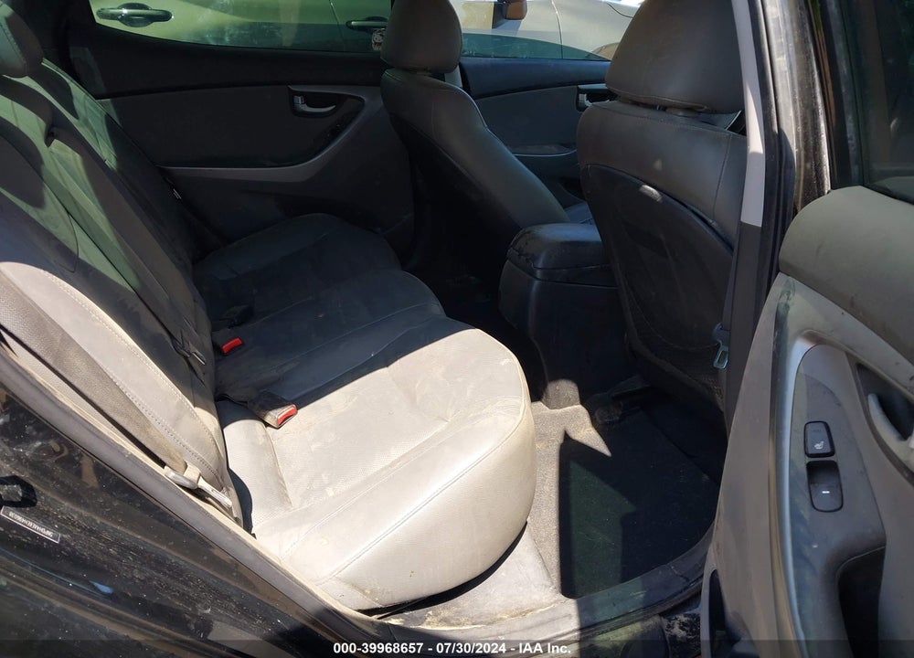 2014 HYUNDAI ELANTRA LIMITED VIN: 5NPDH4AE6EH496038