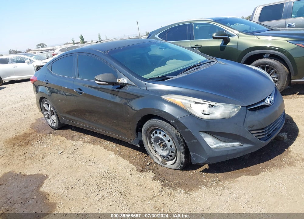 2014 HYUNDAI ELANTRA LIMITED VIN: 5NPDH4AE6EH496038