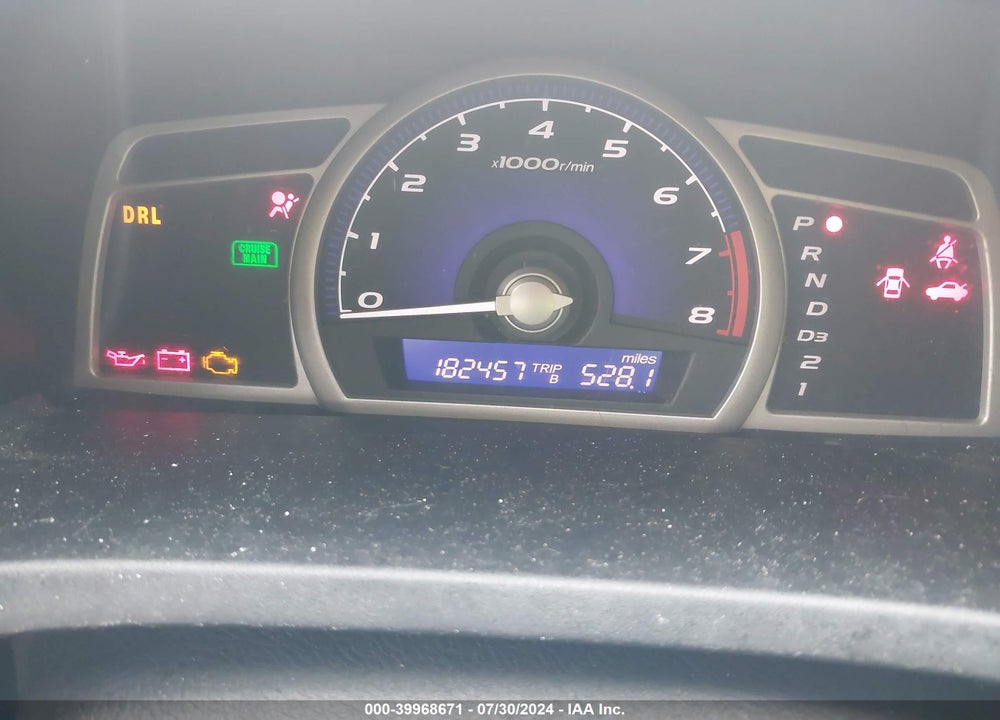2011 HONDA CIVIC LX VIN: 2HGFA1F58BH506059