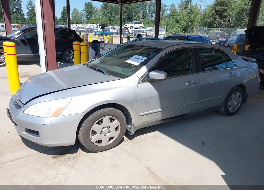 2007 HONDA ACCORD 2.4 LX VIN: 1HGCM56487A003095