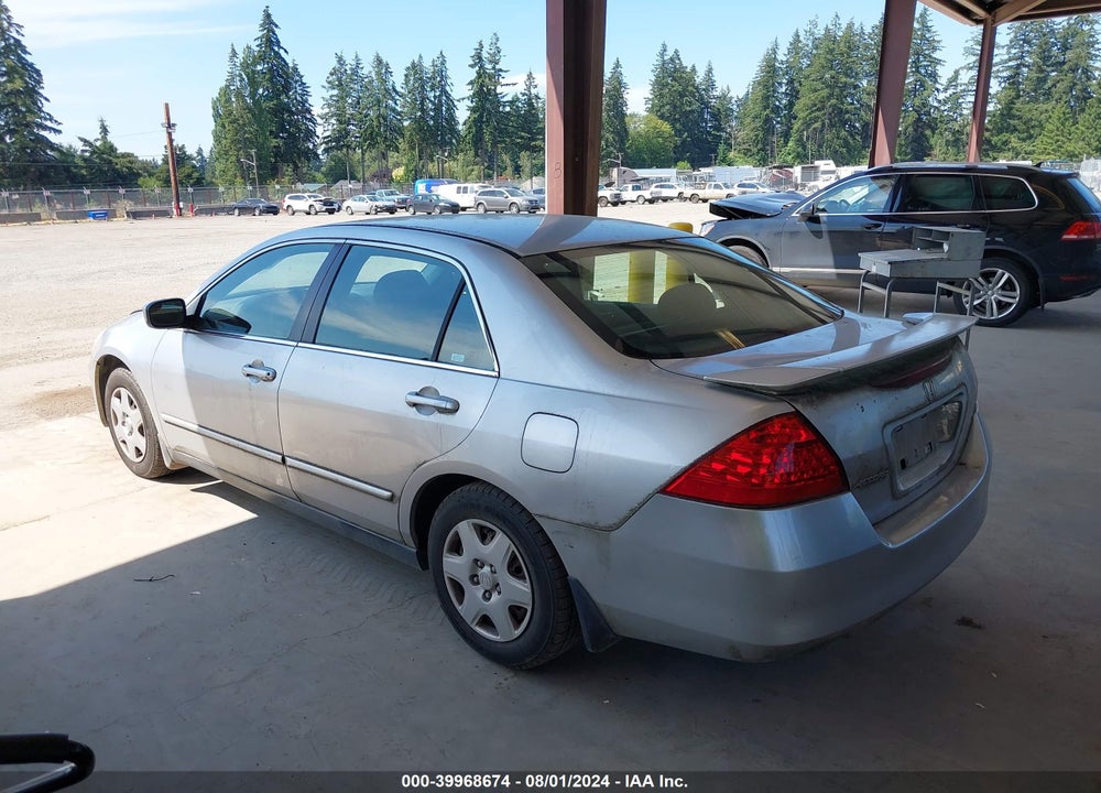 2007 HONDA ACCORD 2.4 LX VIN: 1HGCM56487A003095