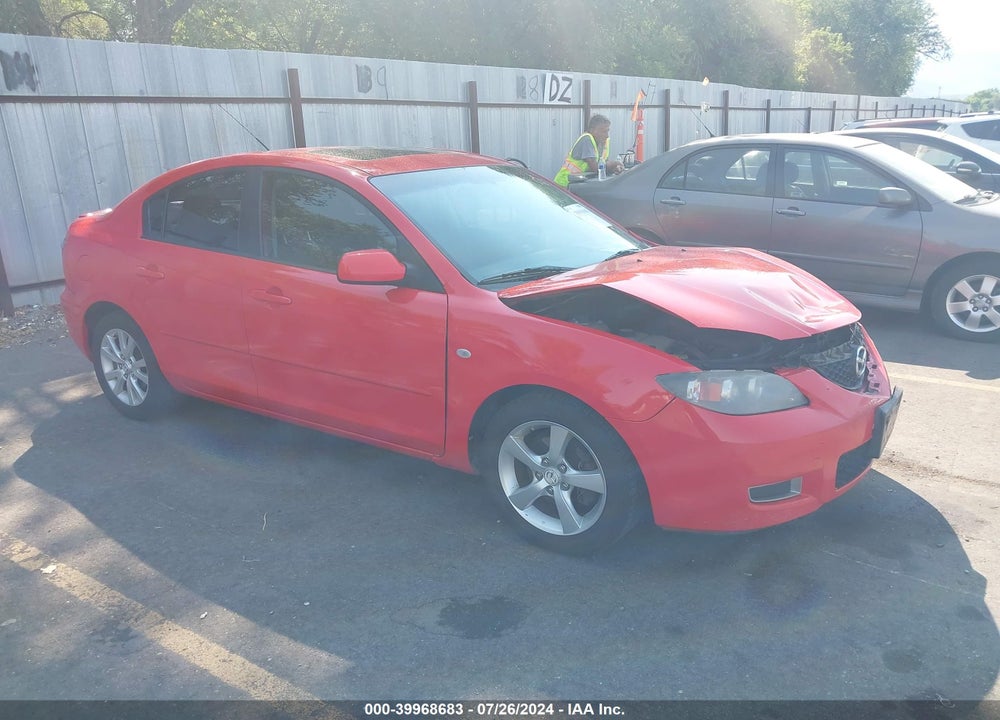 2008 MAZDA 3 I VIN: JM1BK32F881862197