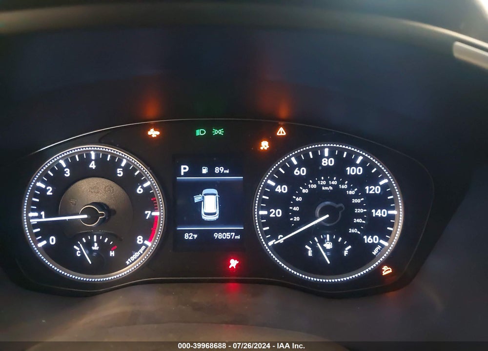 2019 HYUNDAI SANTA FE SE VIN: 5NMS2CAD6KH098881