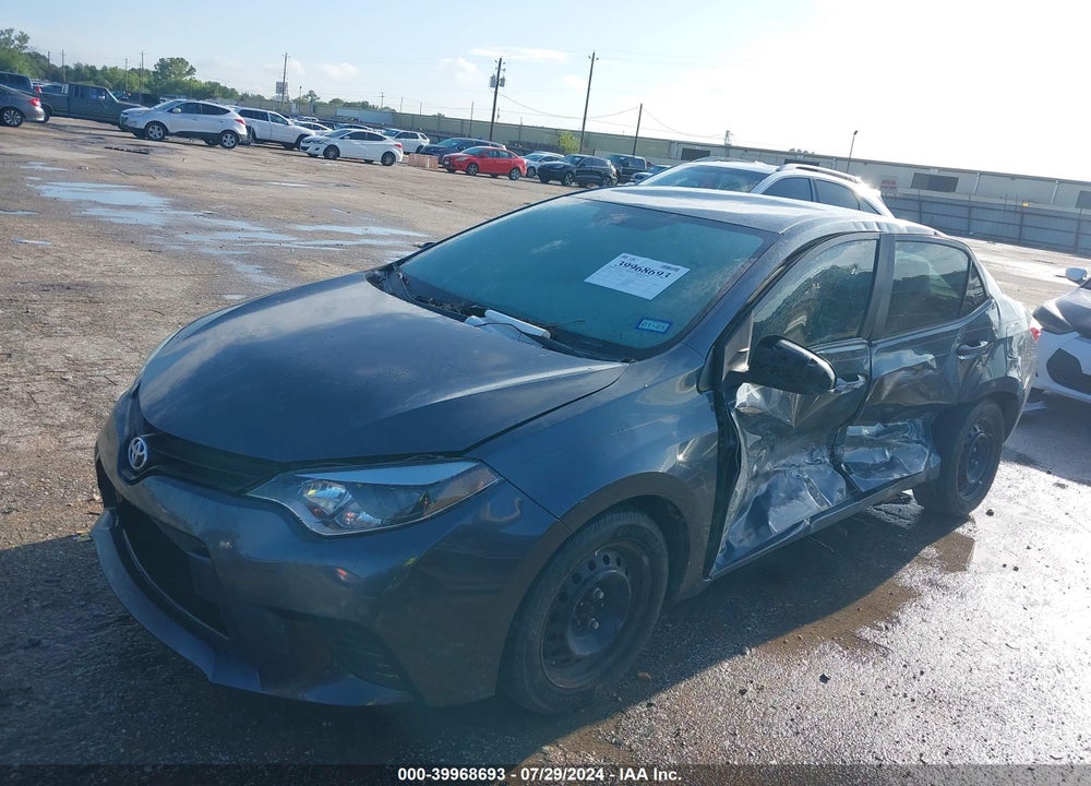 2016 TOYOTA COROLLA LE VIN: 2T1BURHE5GC576135