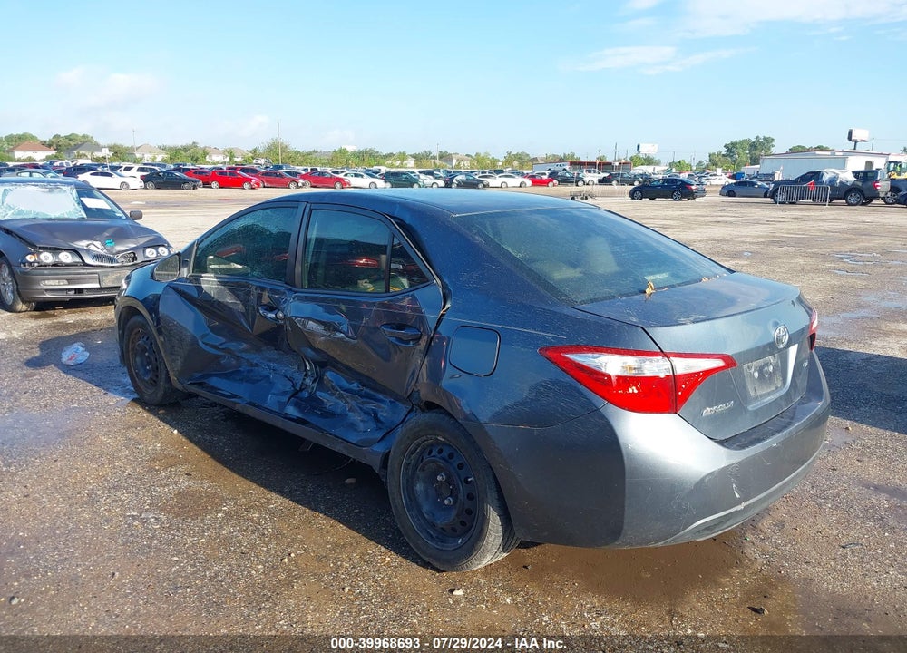 2016 TOYOTA COROLLA LE VIN: 2T1BURHE5GC576135