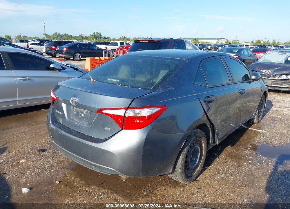 2016 TOYOTA COROLLA LE VIN: 2T1BURHE5GC576135