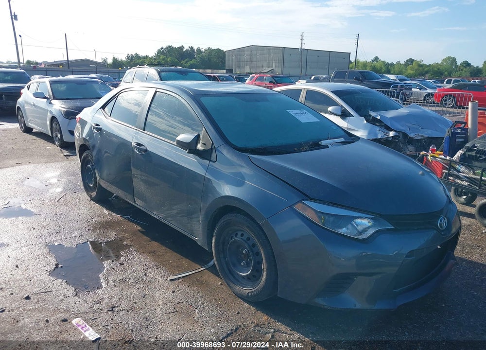 2016 TOYOTA COROLLA LE VIN: 2T1BURHE5GC576135