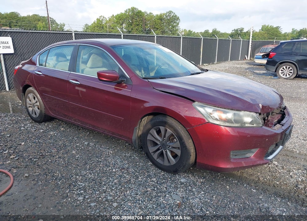 2013 HONDA ACCORD LX VIN: 1HGCR2F33DA179569