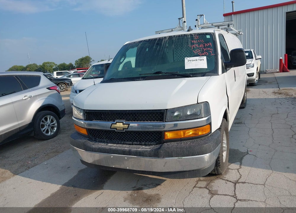 2020 CHEVROLET EXPRESS CARGO RWD 3500 EXTENDED WHEELBASE WT VIN: 1GCZGHFG5L1250614