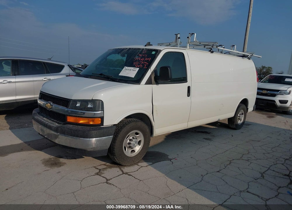2020 CHEVROLET EXPRESS CARGO RWD 3500 EXTENDED WHEELBASE WT VIN: 1GCZGHFG5L1250614