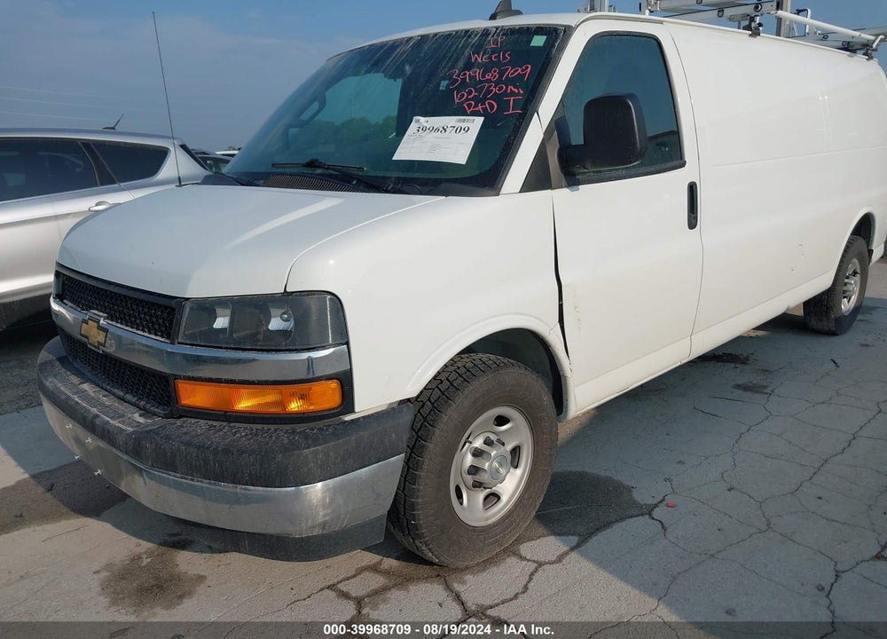 2020 CHEVROLET EXPRESS CARGO RWD 3500 EXTENDED WHEELBASE WT VIN: 1GCZGHFG5L1250614