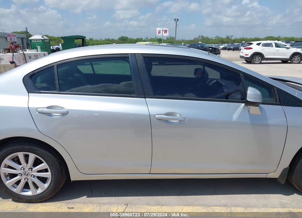 2012 HONDA CIVIC EX-L VIN: 2HGFB2F9XCH548885