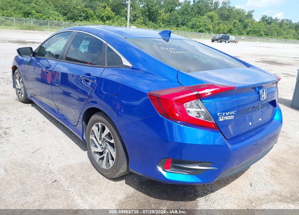 2018 HONDA CIVIC EX VIN: 19XFC2F76JE023065