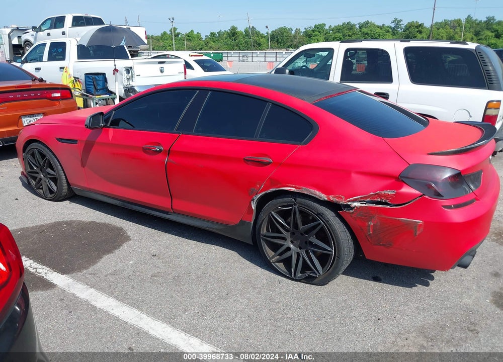 2014 BMW 650I GRAN COUPE XDRIVE VIN: WBA6B4C56ED760255