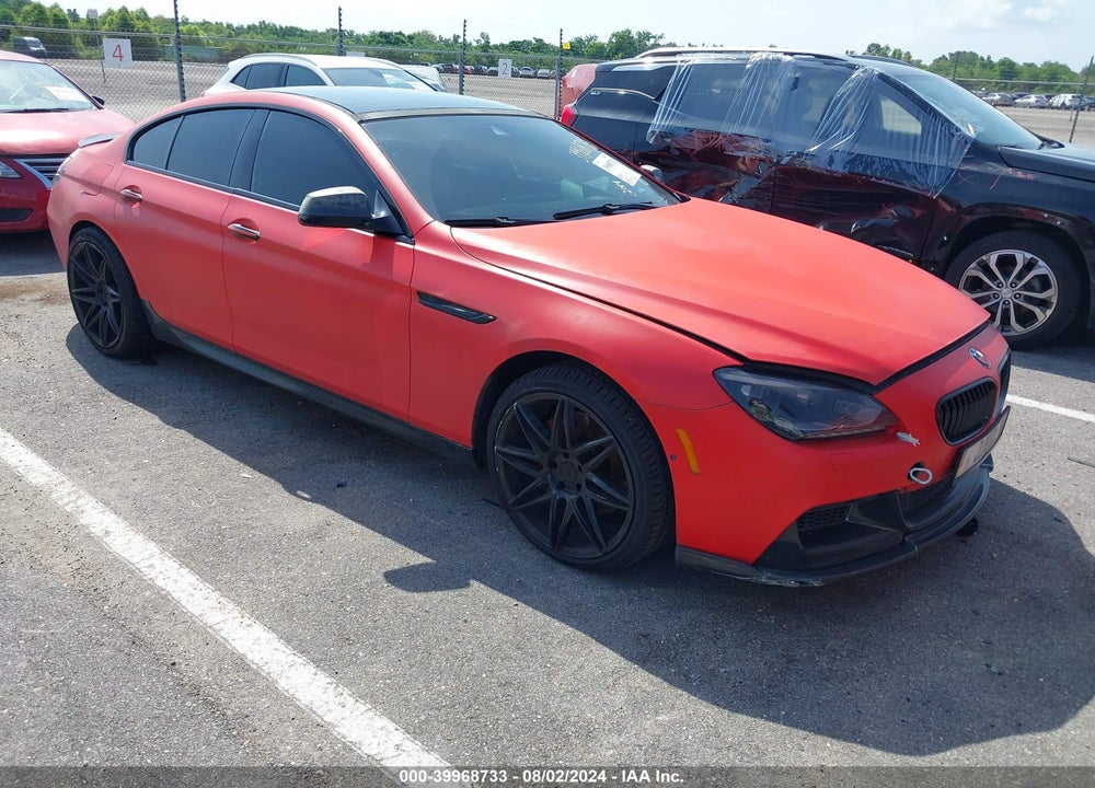 2014 BMW 650I GRAN COUPE XDRIVE VIN: WBA6B4C56ED760255