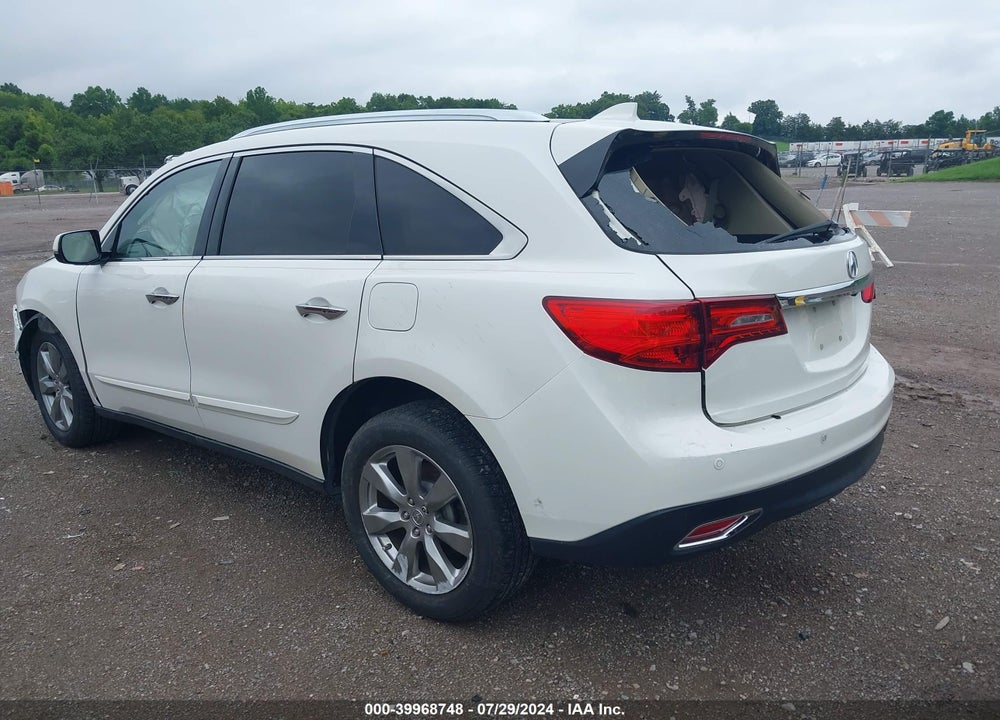 2014 ACURA MDX ADVANCE PKG W/ENTERTAINMENT PKG VIN: 5FRYD4H85EB002083