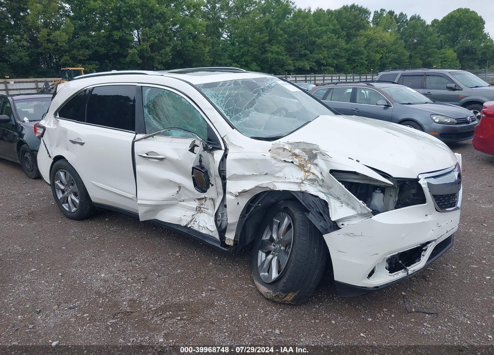 2014 ACURA MDX ADVANCE PKG W/ENTERTAINMENT PKG VIN: 5FRYD4H85EB002083