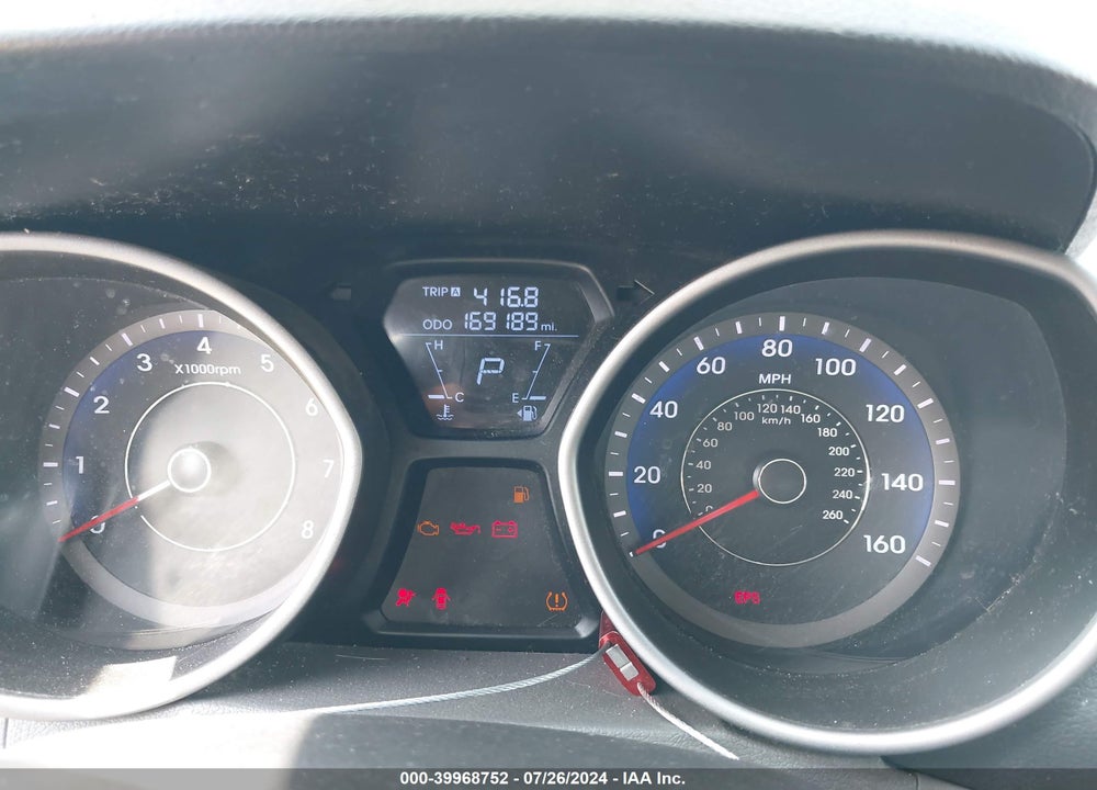 2012 HYUNDAI ELANTRA GLS (ULSAN PLANT) VIN: KMHDH4AE6CU417644