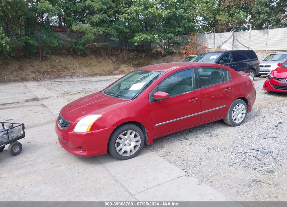 2012 NISSAN SENTRA 2.0 S VIN: 3N1AB6APXCL666113