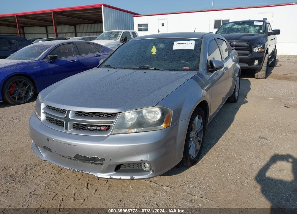 2014 AVENGER DODGE  R/T VIN: 1C3CDZBG4EN136582