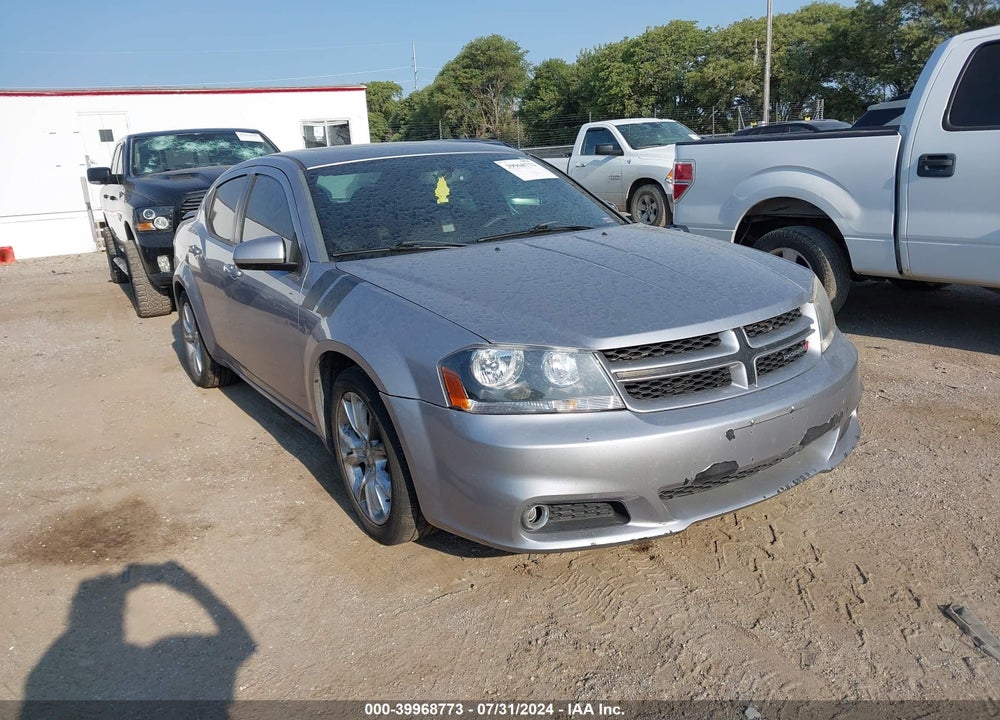 2014 AVENGER DODGE  R/T VIN: 1C3CDZBG4EN136582