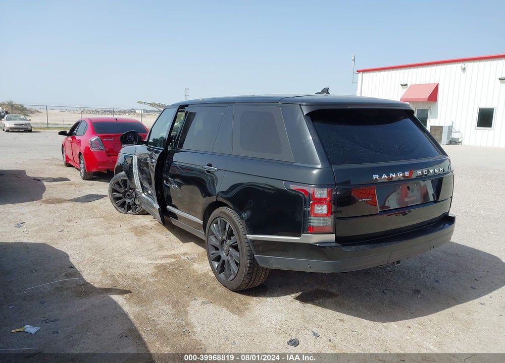 2016 LAND ROVER RANGE ROVER 5.0L V8 HOLLAND HOLLAND/5.0L V8 SUPERCHARGED AUTOBIOGRAPHY VIN: SALGV3EF6GA313260