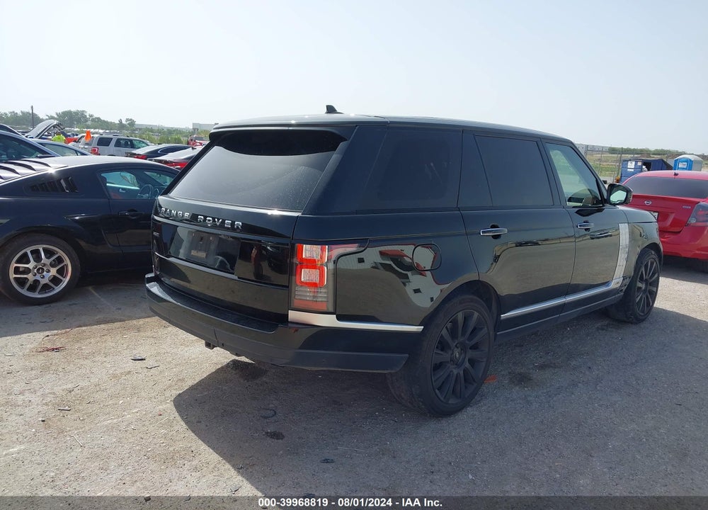 2016 LAND ROVER RANGE ROVER 5.0L V8 HOLLAND HOLLAND/5.0L V8 SUPERCHARGED AUTOBIOGRAPHY VIN: SALGV3EF6GA313260