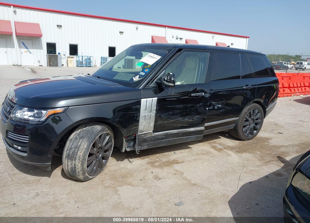2016 LAND ROVER RANGE ROVER 5.0L V8 HOLLAND HOLLAND/5.0L V8 SUPERCHARGED AUTOBIOGRAPHY VIN: SALGV3EF6GA313260