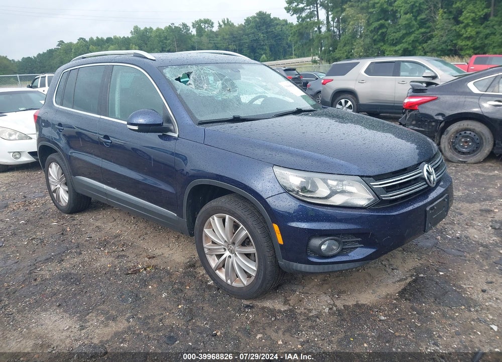2016 VOLKSWAGEN TIGUAN SE VIN: WVGBV7AX4GW580385