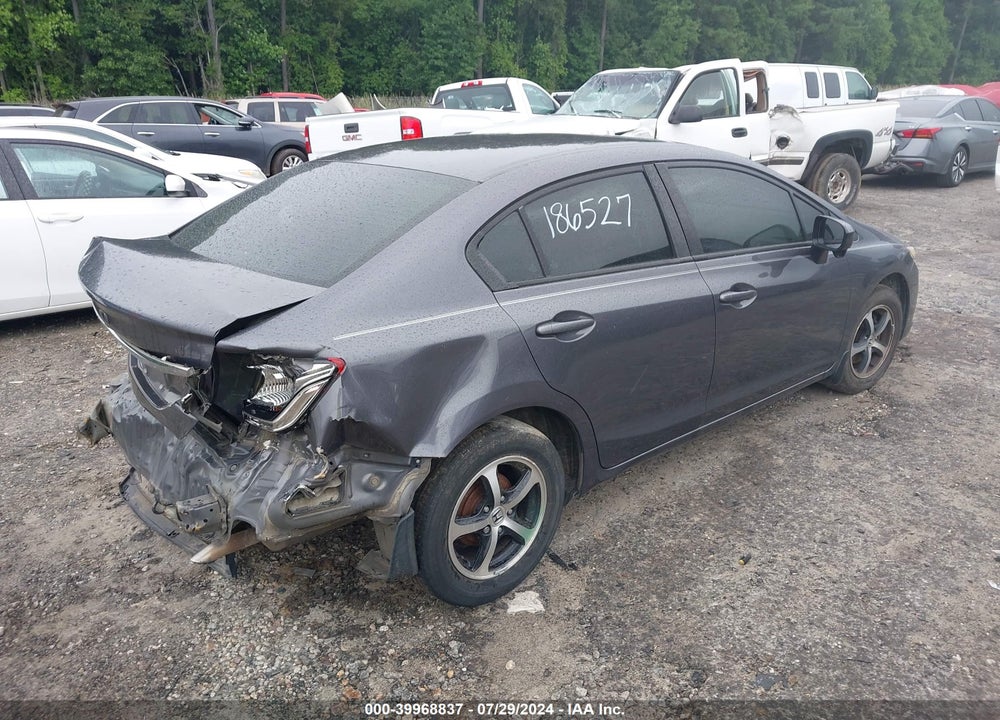 2015 HONDA CIVIC SE VIN: 19XFB2F78FE046762