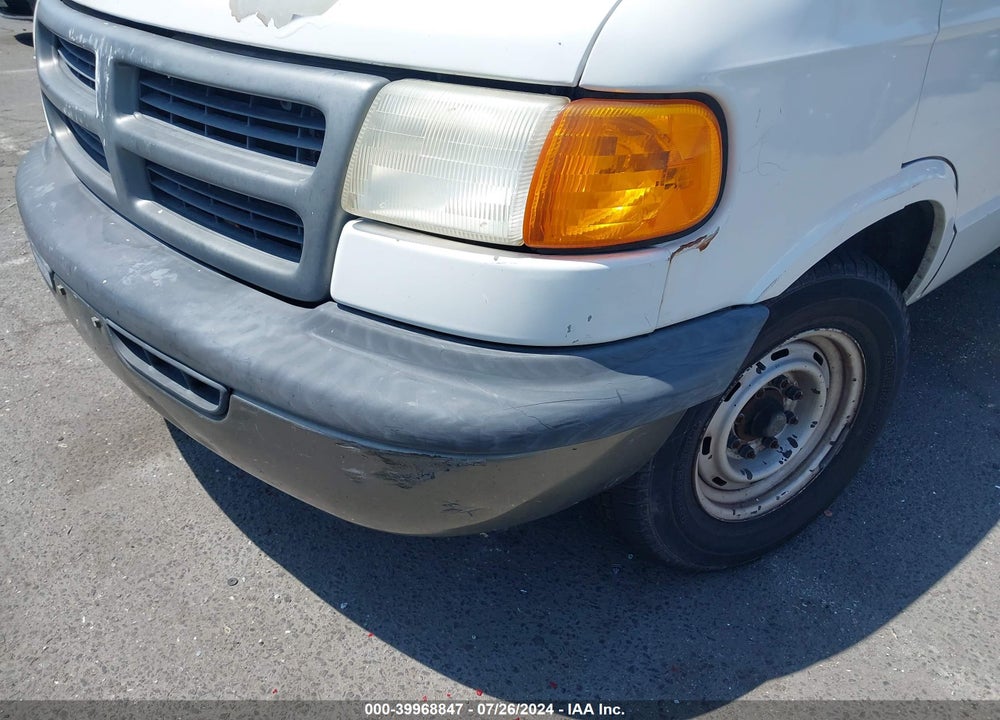 2002 DODGE RAM VAN 2500 VIN: 2B7JB21T82K124215