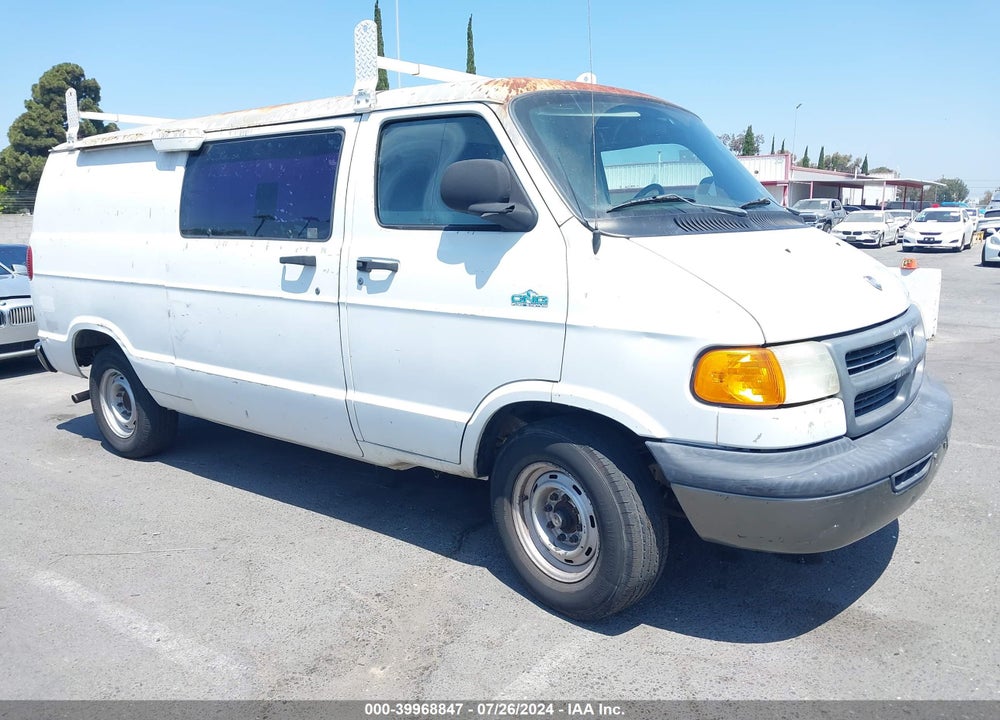 2002 DODGE RAM VAN 2500 VIN: 2B7JB21T82K124215