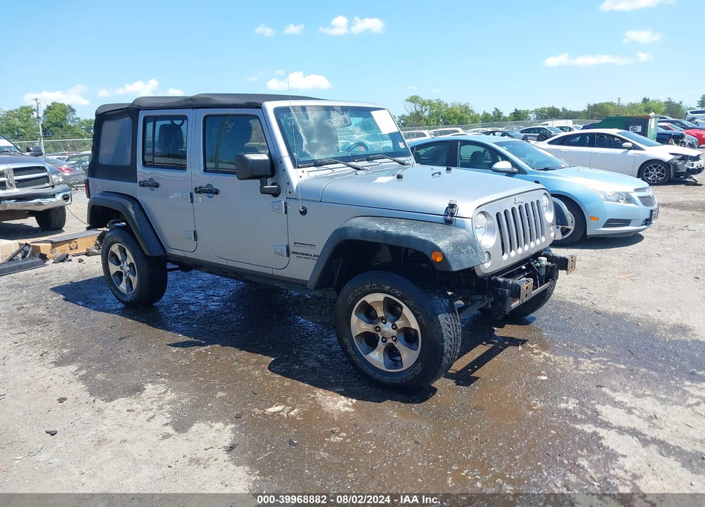 2014 JEEP WRANGLER UNLIMITED SPORT VIN: 1C4BJWDG9EL116111