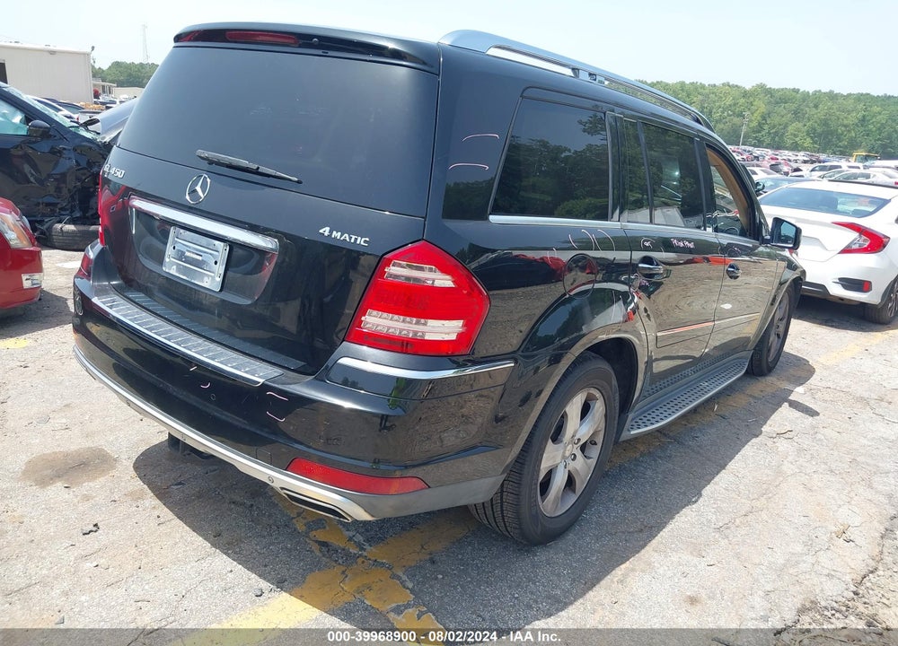 2011 MERCEDES-BENZ GL 450 4MATIC VIN: 4JGBF7BE3BA755371