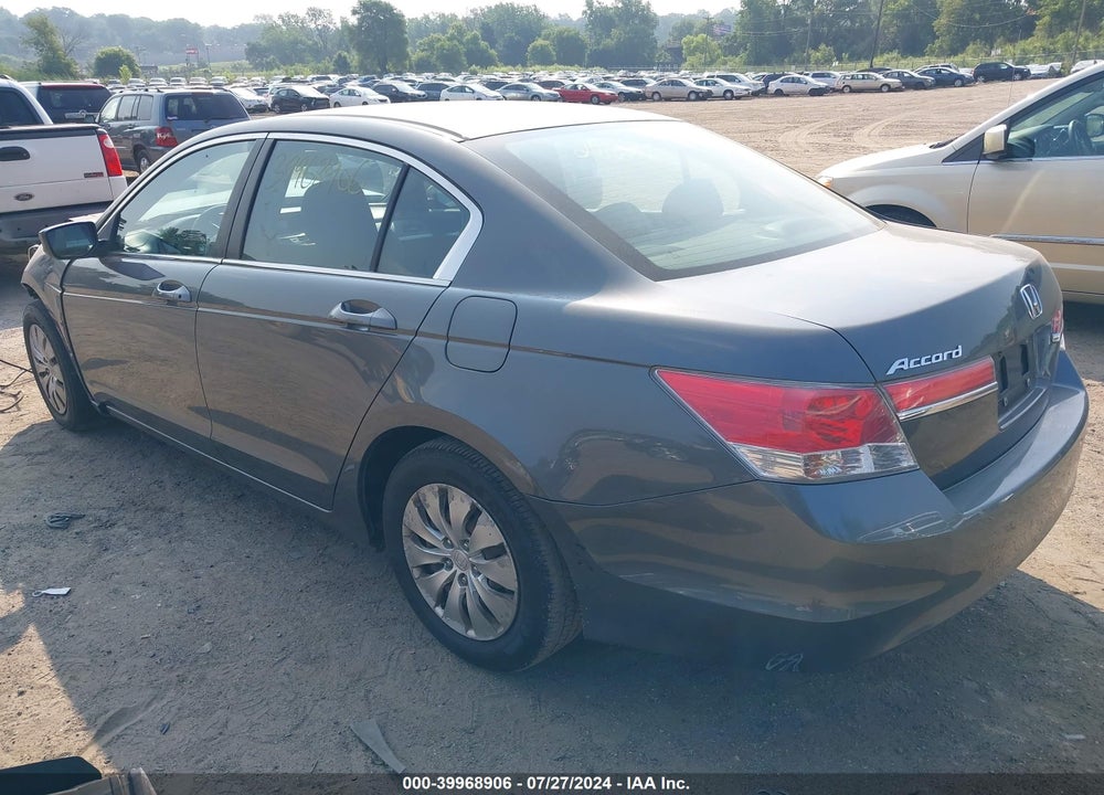 2012 HONDA ACCORD 2.4 LX VIN: 1HGCP2F32CA135292