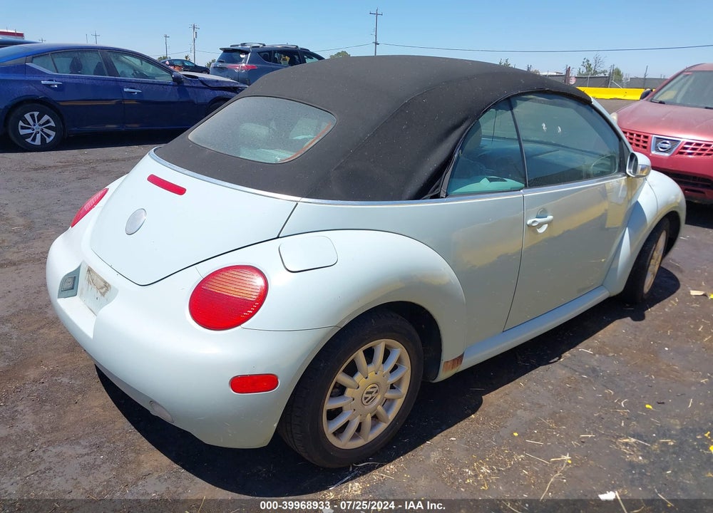 2004 VOLKSWAGEN NEW BEETLE GLS VIN: 3VWCM31Y94M350010