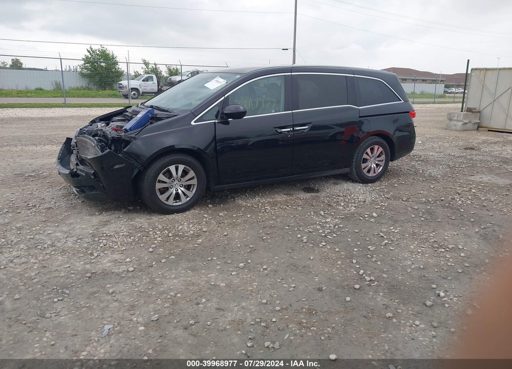 2017 HONDA ODYSSEY SE VIN: 5FNRL5H34HB019612