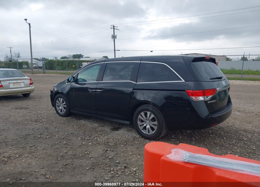 2017 HONDA ODYSSEY SE VIN: 5FNRL5H34HB019612