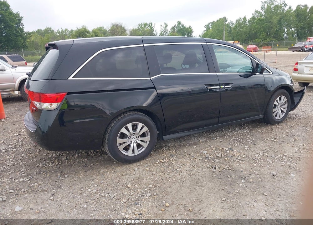 2017 HONDA ODYSSEY SE VIN: 5FNRL5H34HB019612