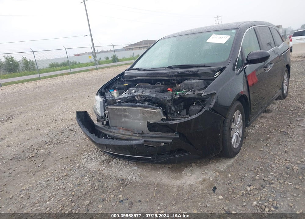 2017 HONDA ODYSSEY SE VIN: 5FNRL5H34HB019612