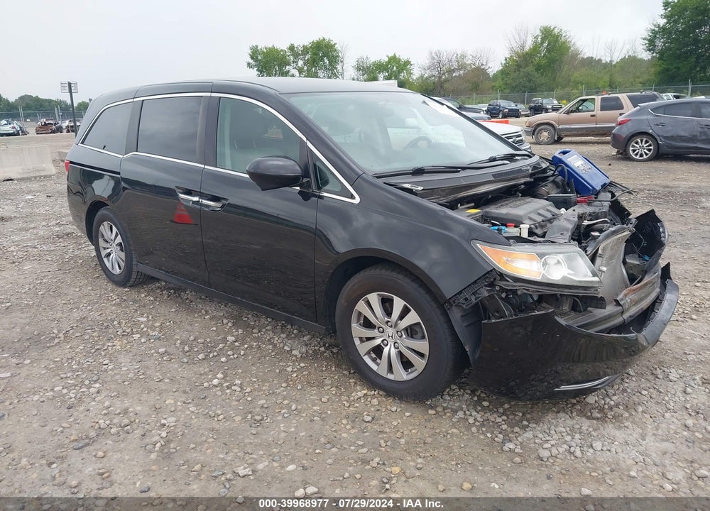 2017 HONDA ODYSSEY SE VIN: 5FNRL5H34HB019612