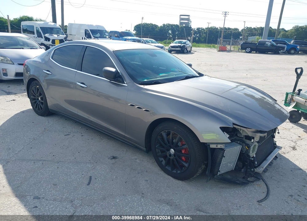 2014 MASERATI GHIBLI S Q4 VIN: ZAM57RTA3E1091627