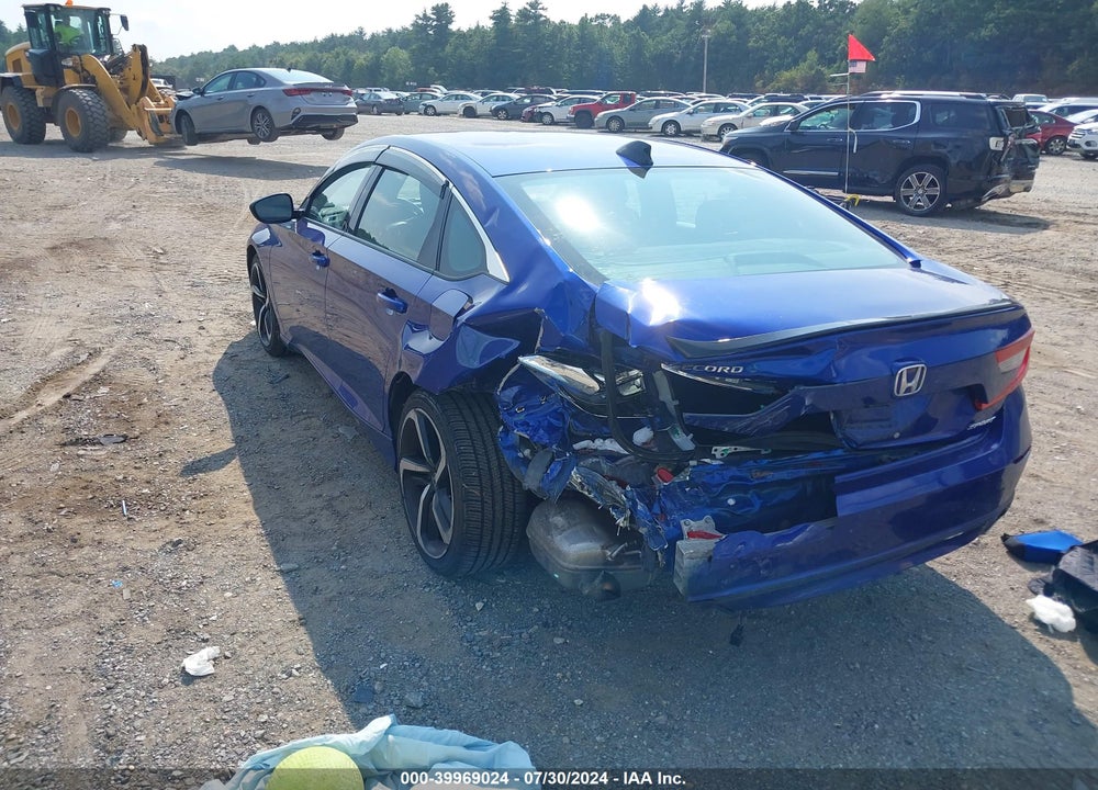 2021 HONDA ACCORD SPORT VIN: 1HGCV1F38MA019516