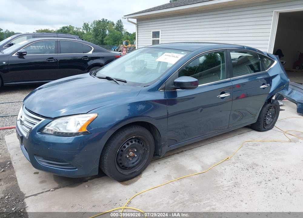 2013 NISSAN SENTRA SV VIN: 1N4AB7AP9DN902390