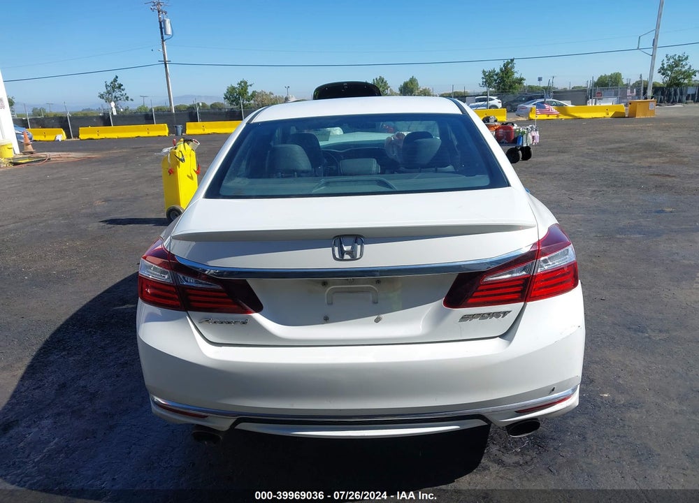 2016 HONDA ACCORD SPORT VIN: 1HGCR2F50GA141139