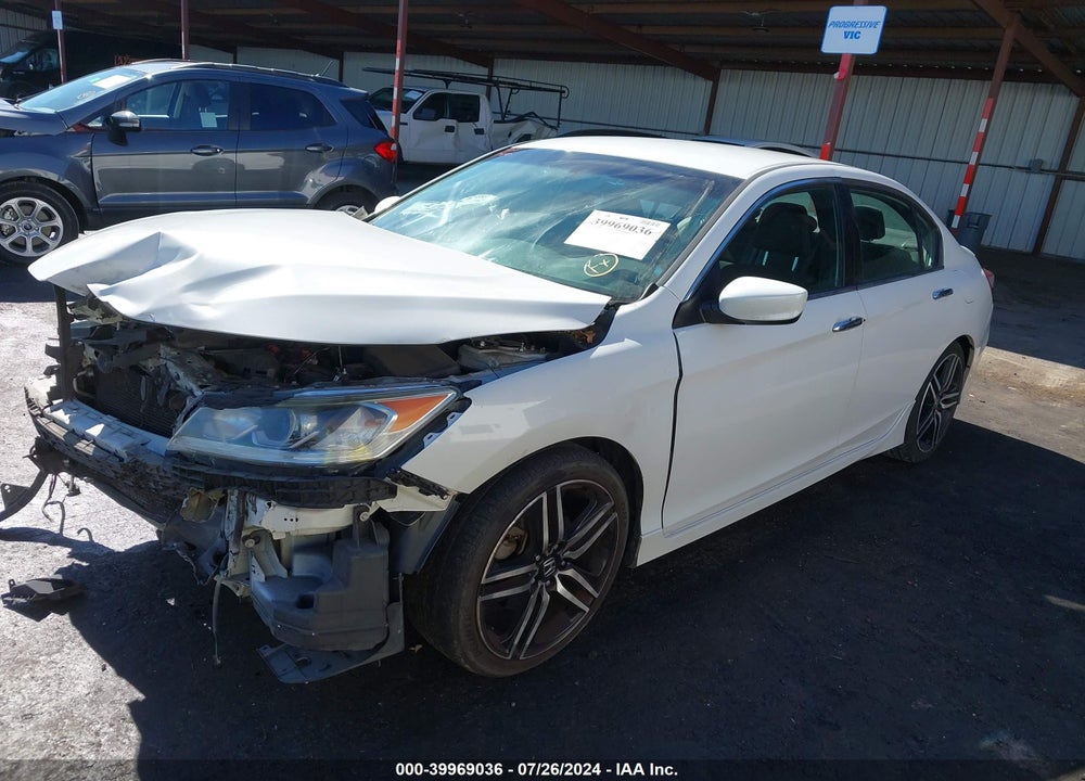 2016 HONDA ACCORD SPORT VIN: 1HGCR2F50GA141139