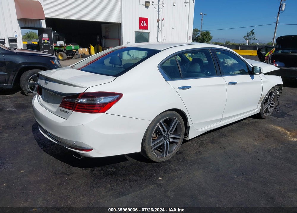 2016 HONDA ACCORD SPORT VIN: 1HGCR2F50GA141139