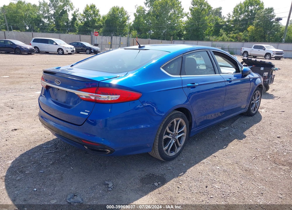 2017 FORD FUSION VIN: 3FA6P0H92HR199546