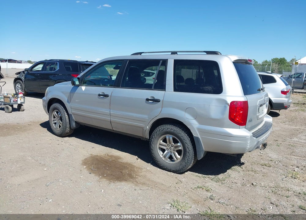 2003 HONDA PILOT EX-L VIN: 2HKYF18553H509662
